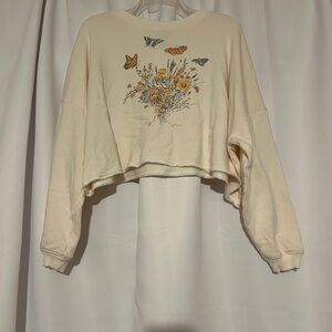 Floral Cream Women's Top